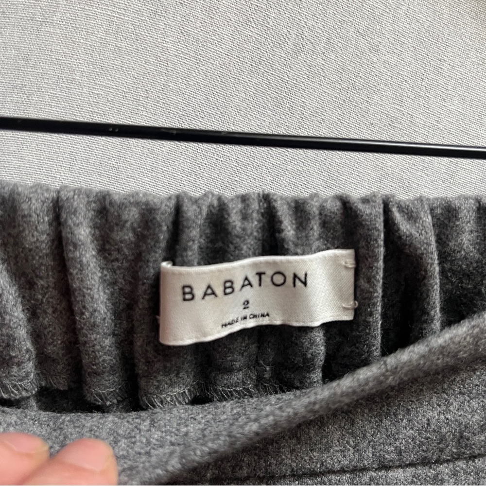 Aritzia Babaton Cohen Wool Cashmere Blend Trousers Grey Size 2 - Picture 5 of 11